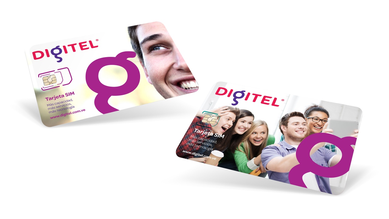 Revamping a digital tel card with a picture of a girl and a boy.