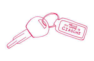 car keys illustration