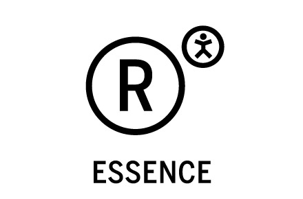 Attention all Marketers: A monochrome logo featuring the word r essence.