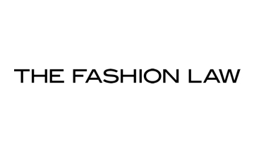 The fashion law logo on a white background.