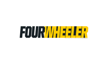 Four wheeler logo on a white background.