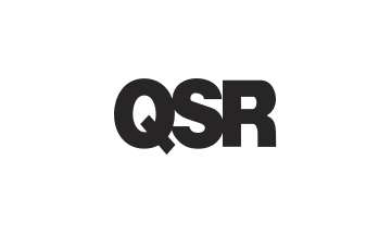 Qsr logo on a white background.