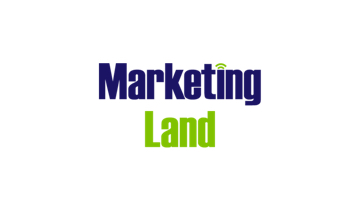Marketing land logo on a white background.