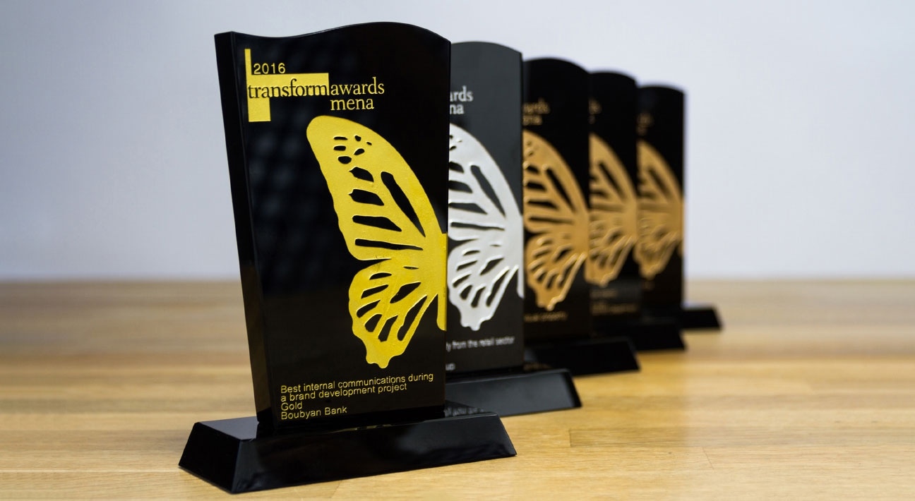 OMNRAE Wins Four Butterfly Awards at the Transform Awards MENA 2016.