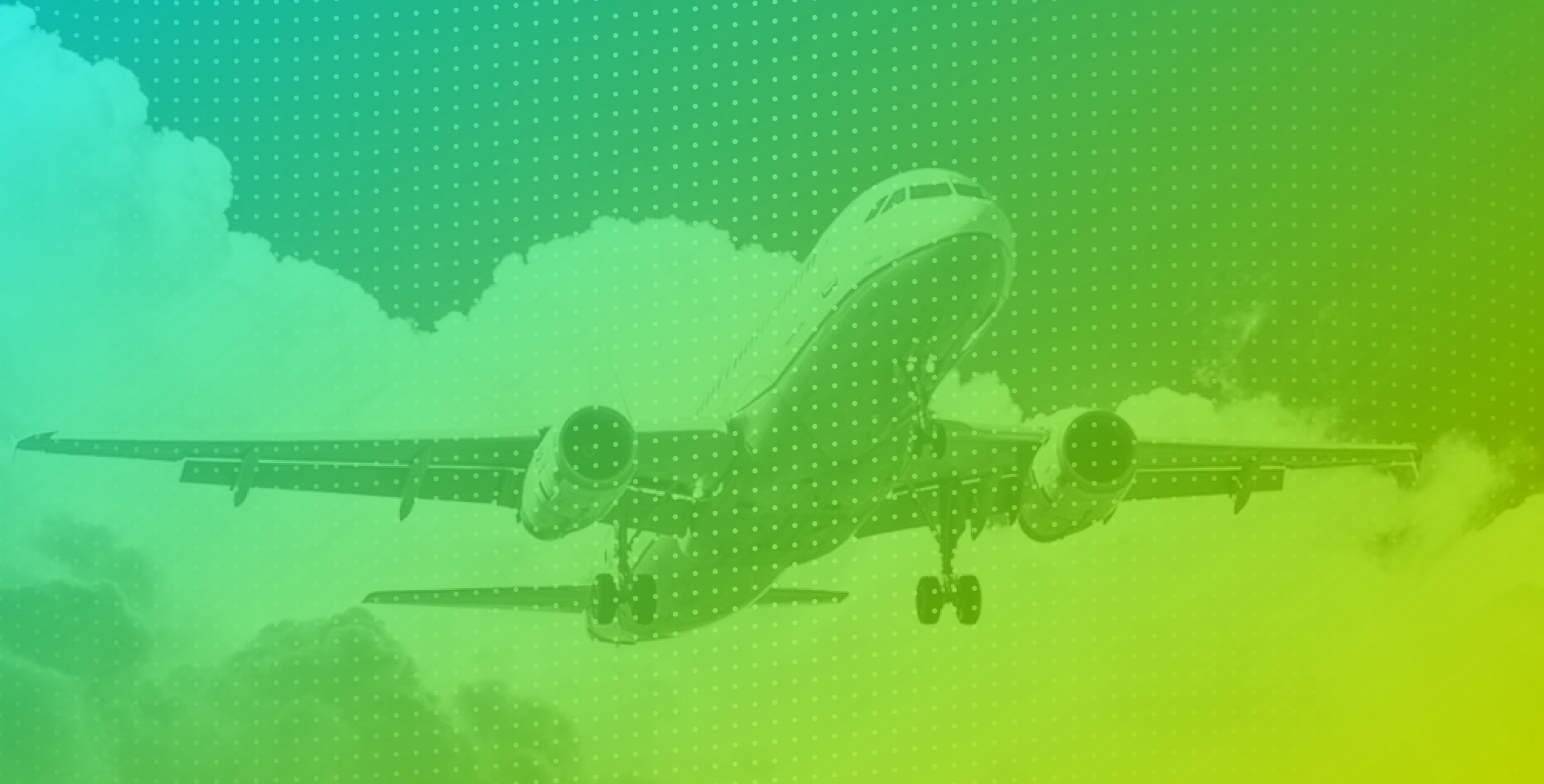 An image of an airplane flying through the clouds.