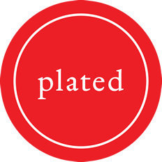 Plated logo