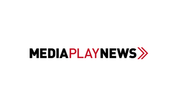 Media play news logo on a white background.