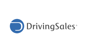 Driving sales logo on a white background.