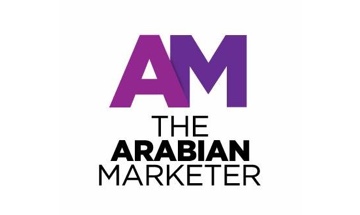 The arabian marketer logo on a white background.
