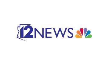12 news logo on a white background.
