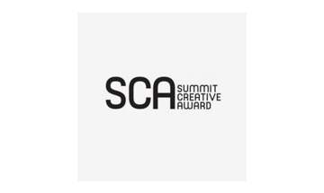 The logo for the summit creative awards.