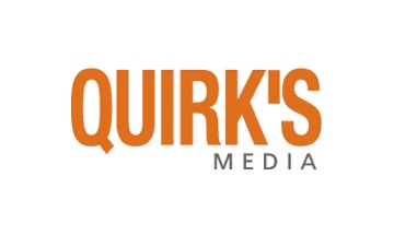 Quirk's media logo on a white background.