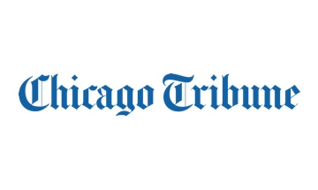 The chicagotribune logo on a white background.