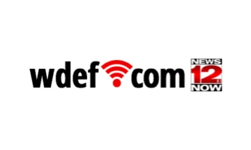 The logo for wdef com.