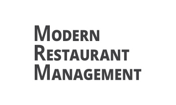 Modern restaurant management logo.