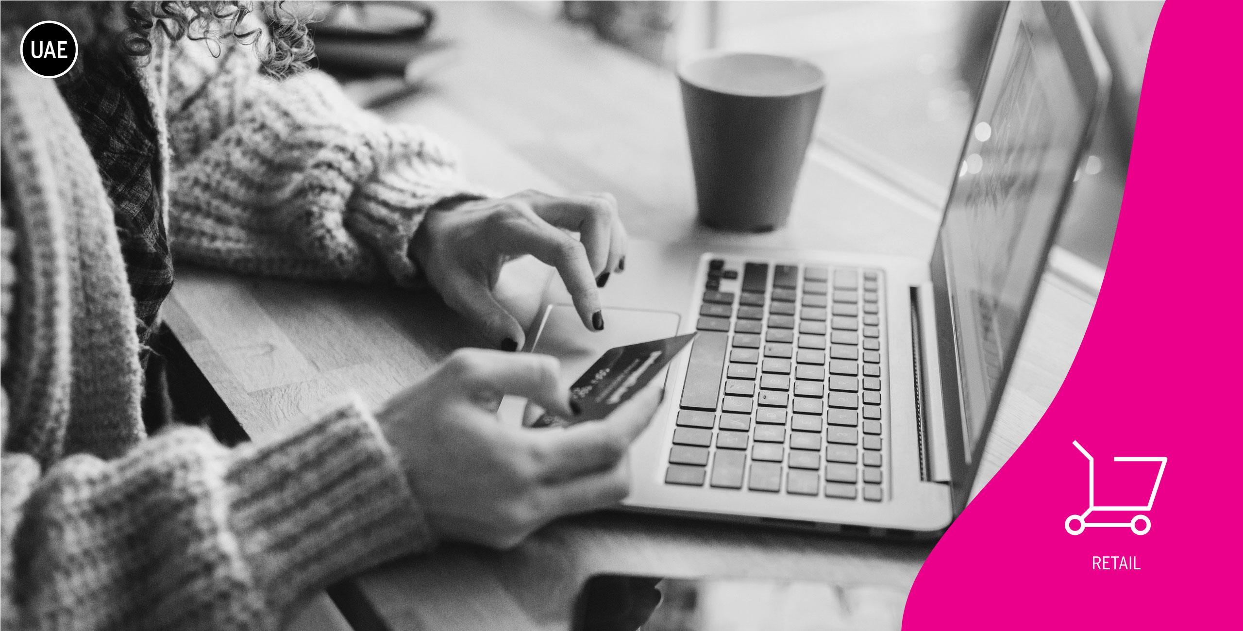 An image of a person using a laptop with a credit card.