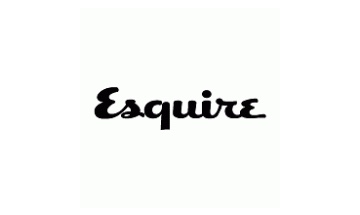 The logo for esquire on a white background.