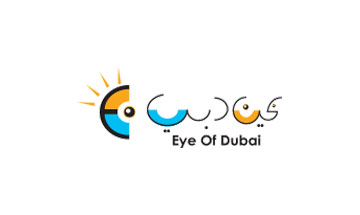 Eye of dubai logo.