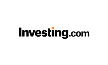 Investing com logo on a white background.