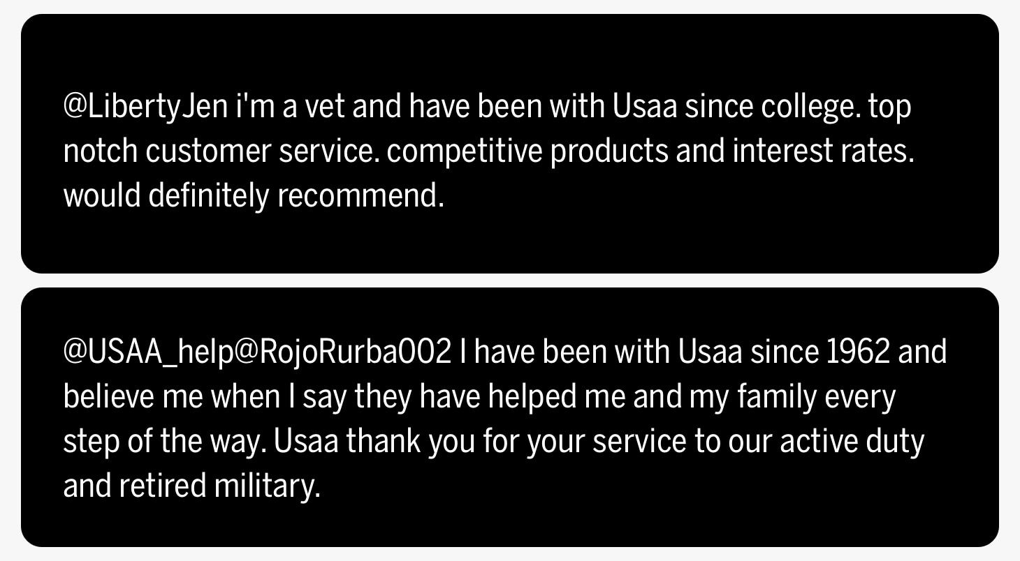 Tweets about USAA
