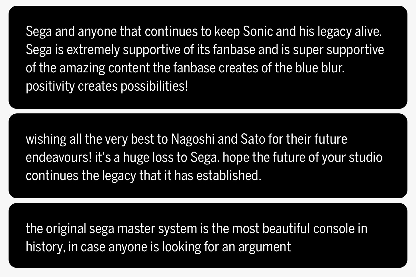 Tweets about Sega