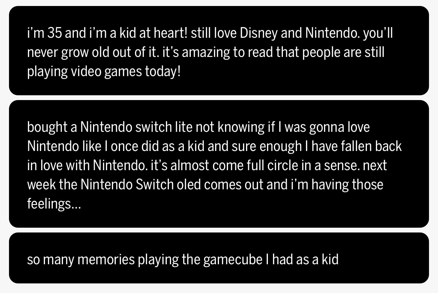 Tweets about Nintendo