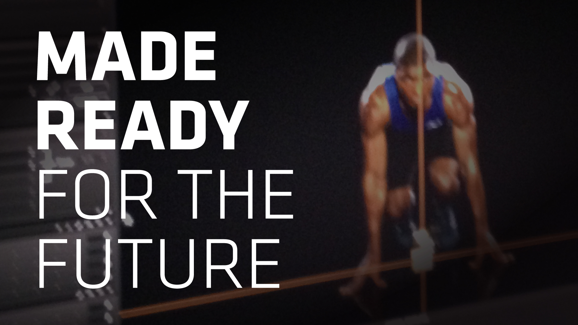 Advertising campaing example created for AB (AllianceBernstein) with the Words: MADE READY FOR THE FUTURE