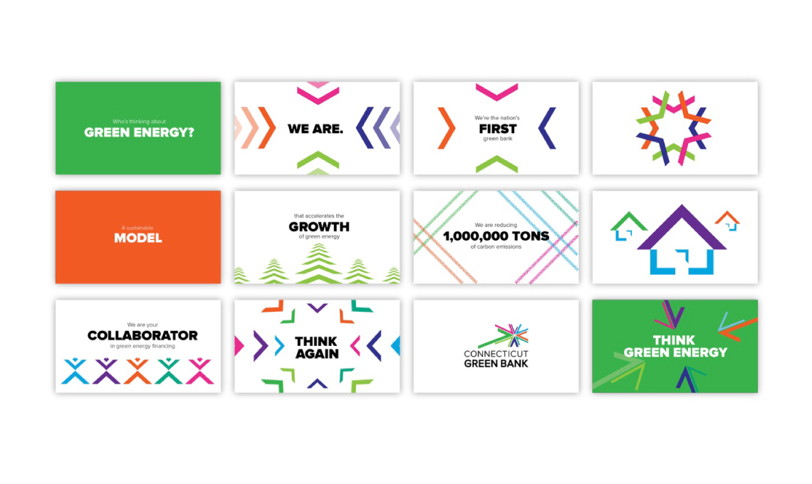 examples of the design system designed and developed for Connecticut Green Bank