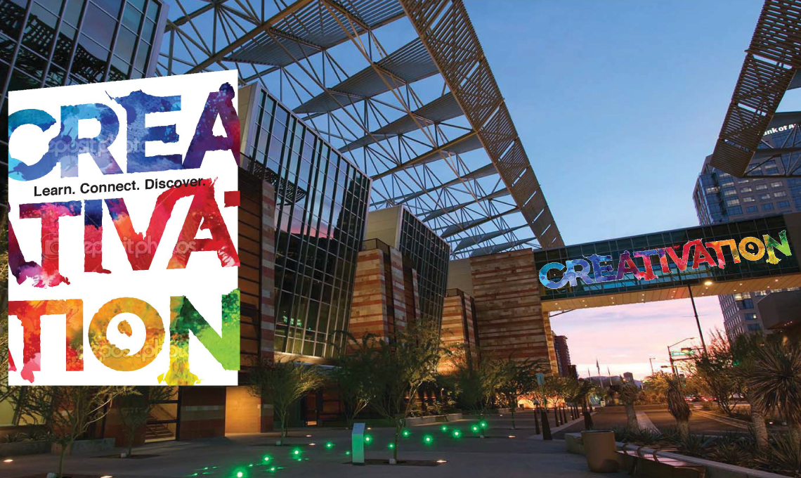 Examples of Vertical and Horizontal banners developed for the tradeshow