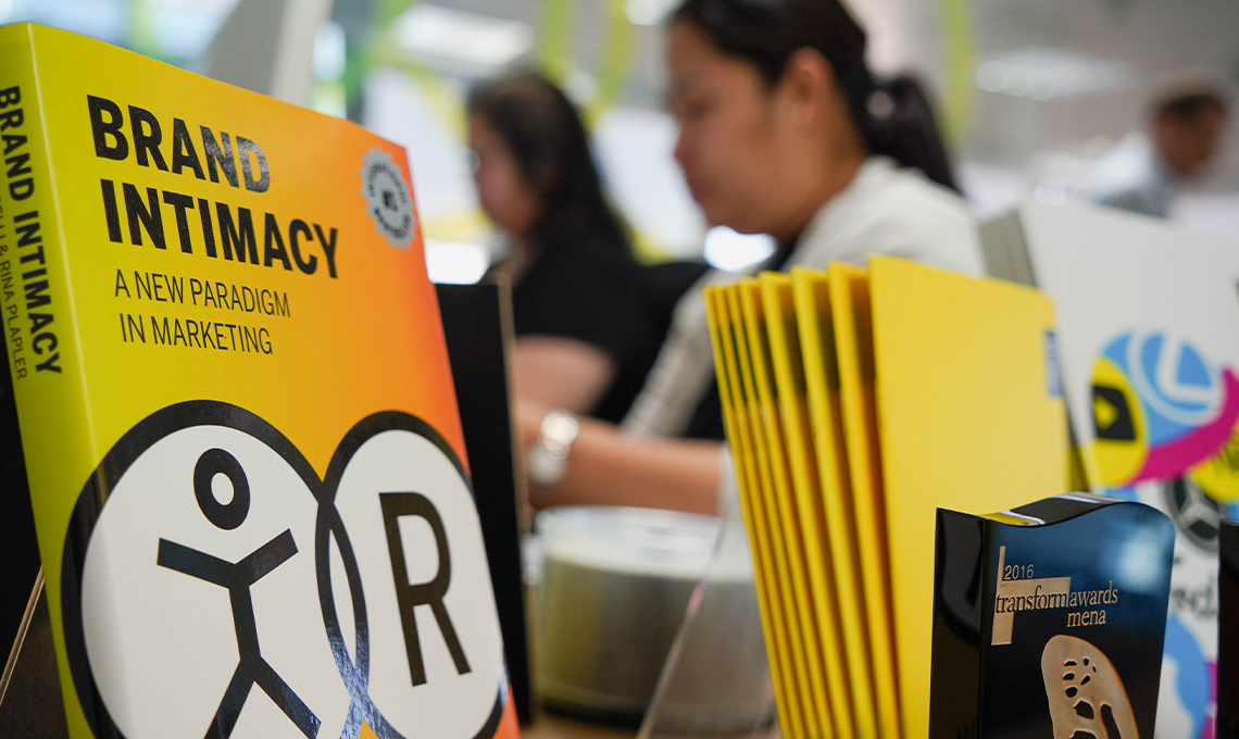 A group of books on a table.