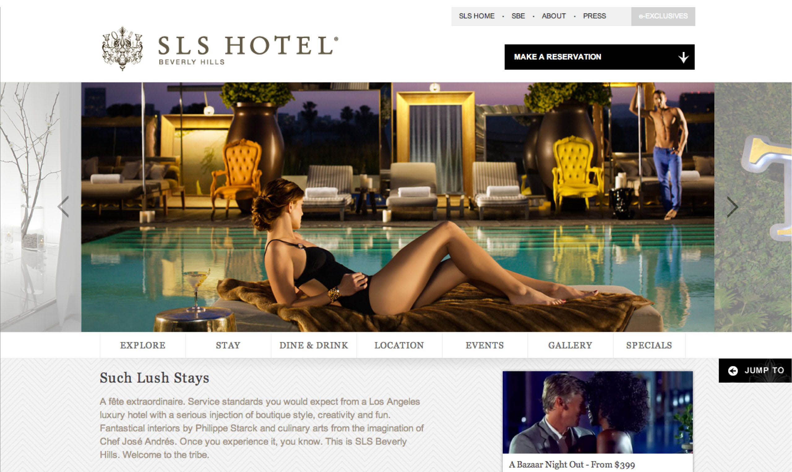 Sls hotel brand development.
