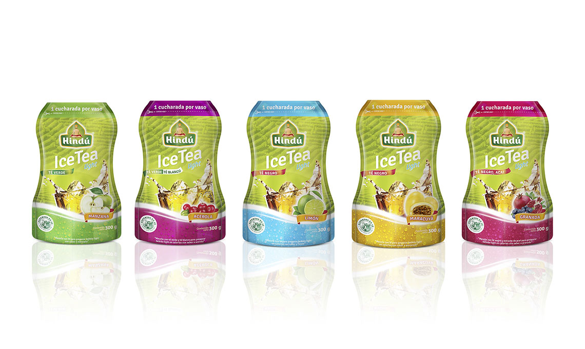 Four different types of fruit juices are shown on a white background. [No modification required]