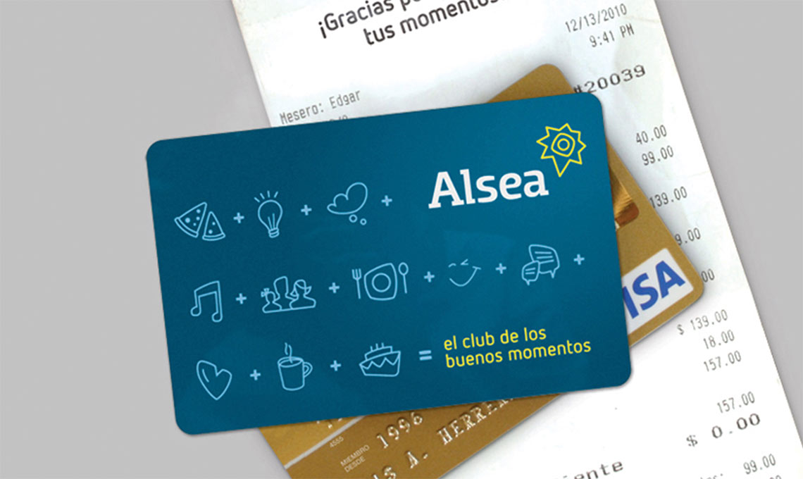 A repositioned credit card with the word alsa on it.