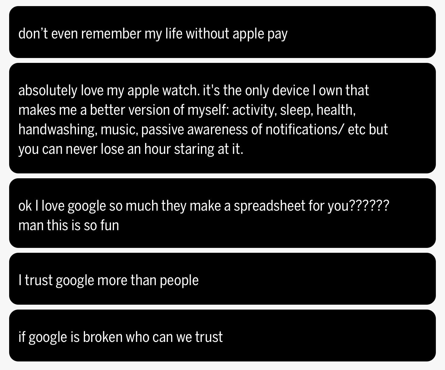 Tweets about tech & telecom industry