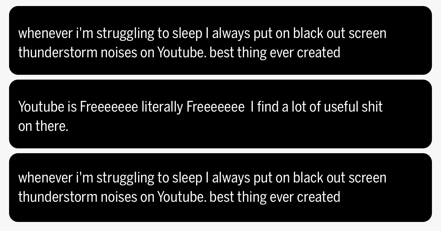 Tweets about YouTube