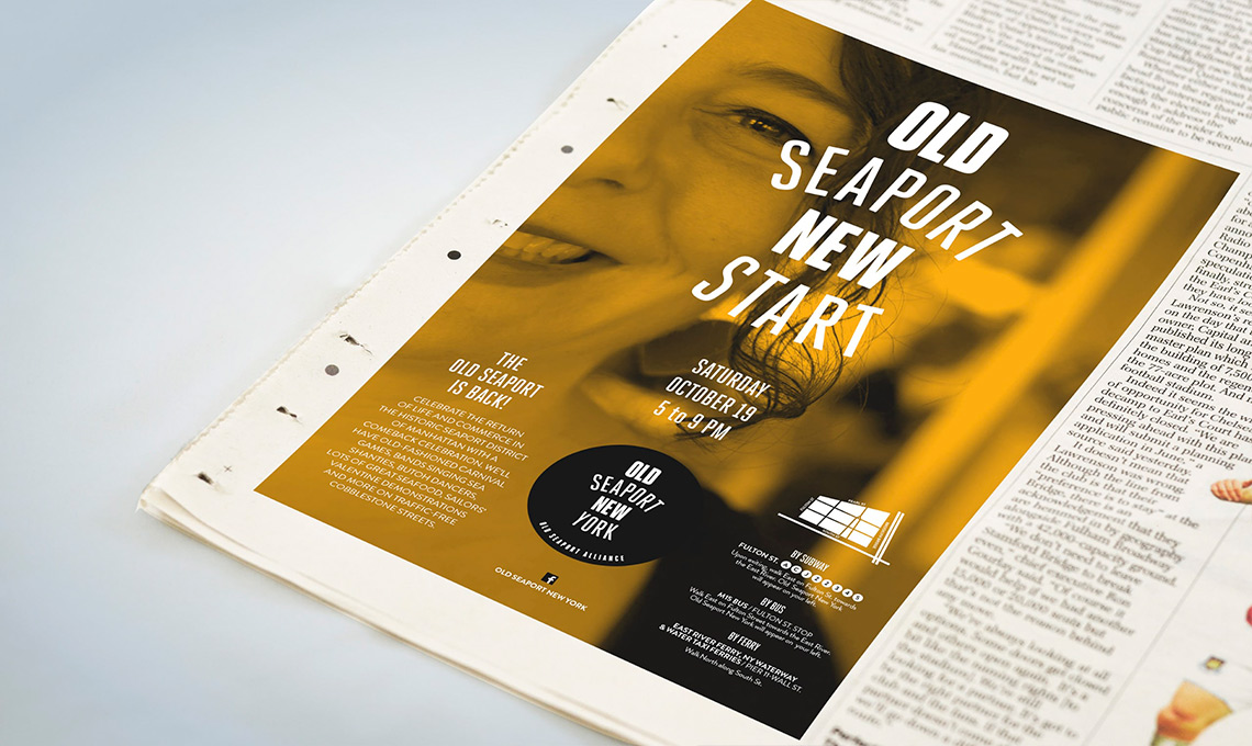 An old seafarer's new start in a newspaper.