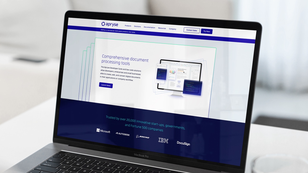 Rebranding a document processing leader