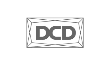 The dcd logo on a white background.