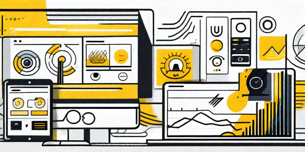 A computer screen with a user interface that includes various accessibility features such as high-contrast colors