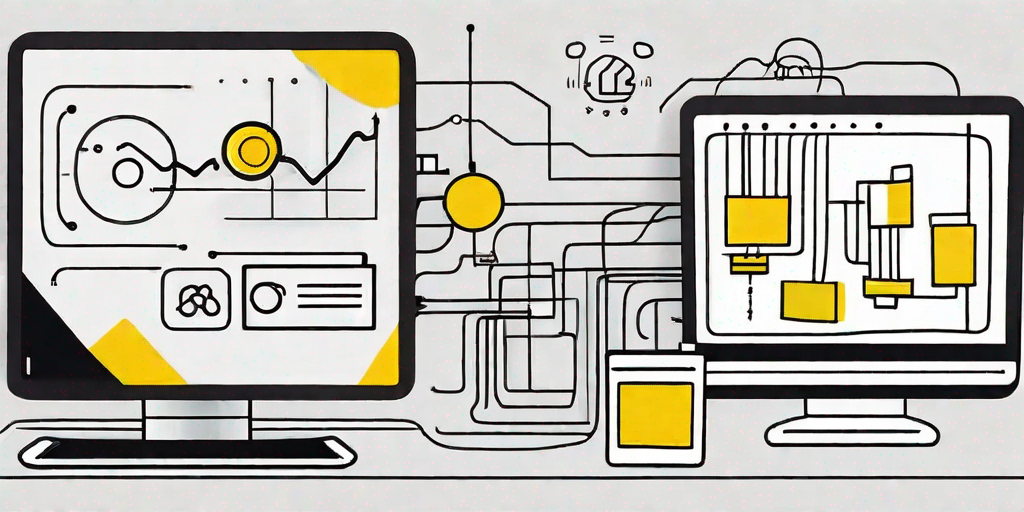 A digital interface being transformed into a seamless