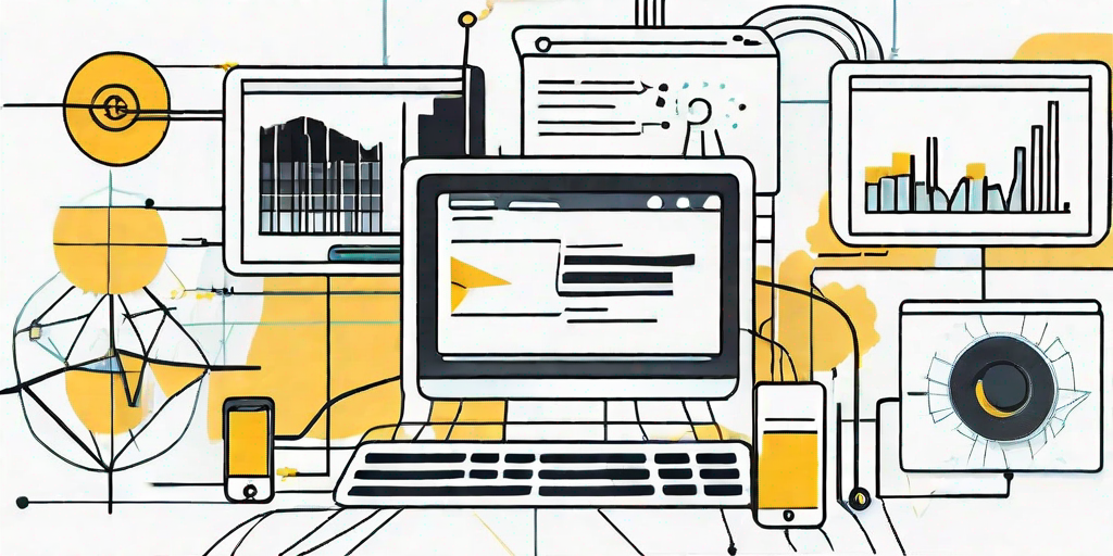 Various digital devices like a laptop