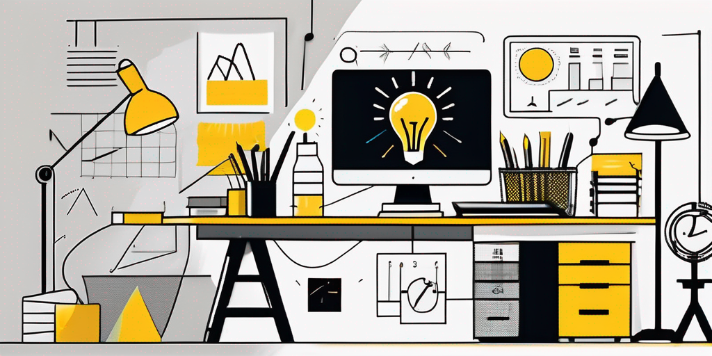 An abstract representation of a creative process