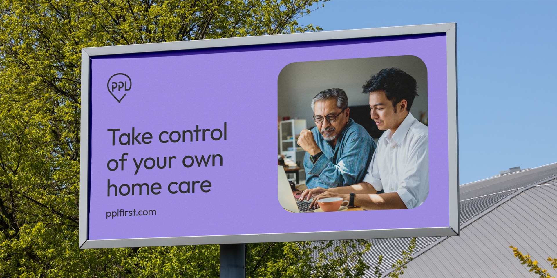 Example of a billboard developed for PPL