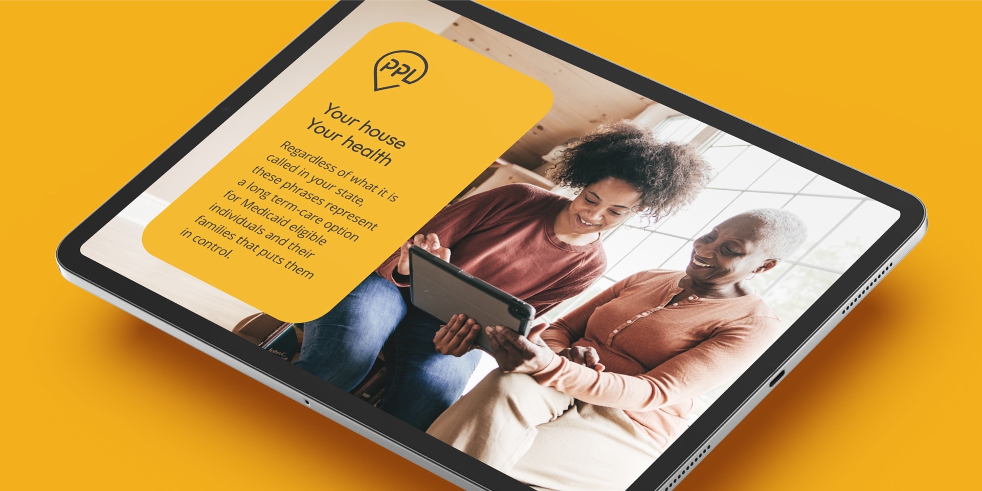 Examples of graphic designs developed for PPL