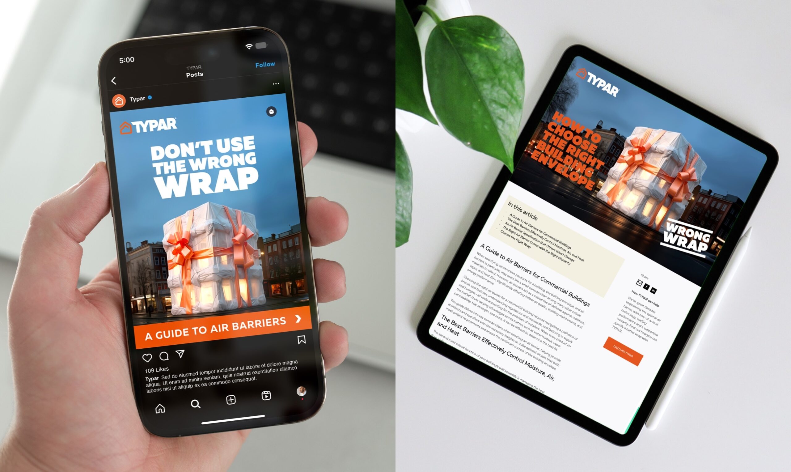Social Media Campaigns Developed for TYPAR
