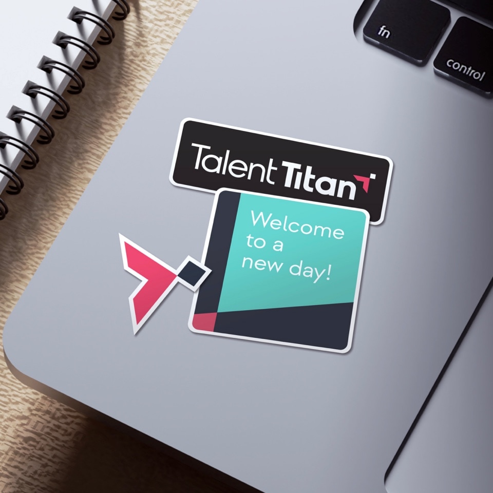 Examples of the branding developed for Talen Titan