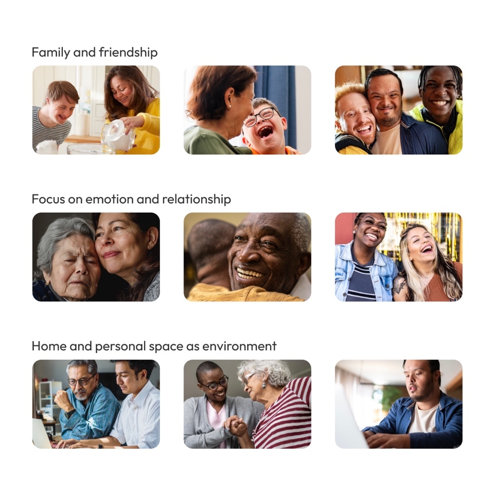 Example of photographic selection developed for PPL