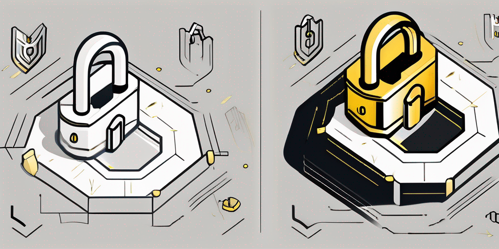 A secure fortress labeled as a brand