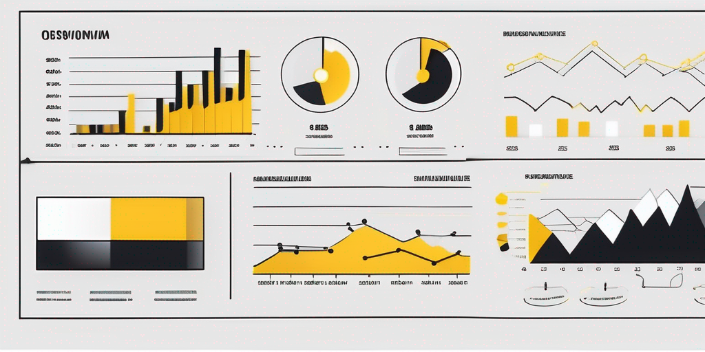 A digital interface displaying personalized data charts and graphs