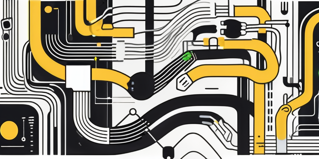 An abstract representation of interconnected digital platforms